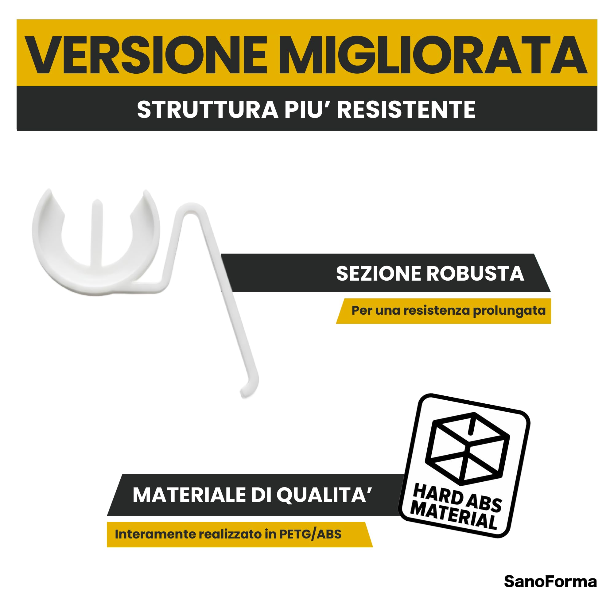 SANOFORMA – Ricambio Molla di Sicurezza Compatibile con Azionamento Geberit 81658091 e 816580931 – Set da 1 pezzo – Componente Affidabile, Lunga Durata e Montaggio Semplificato – Made in Italy