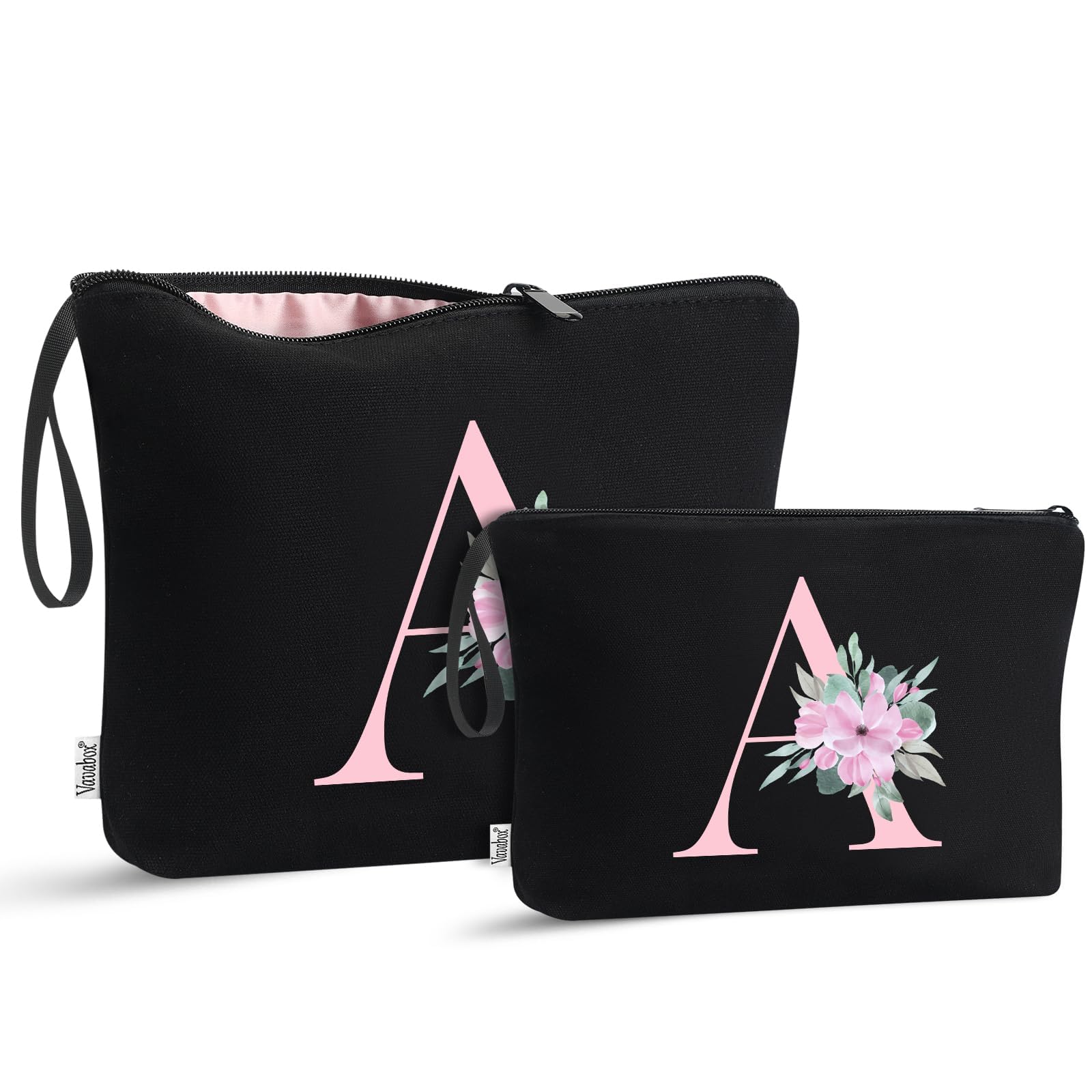 Vavabox A-Z Personalisierte Kosmetiktasche-Geburtstagsgeschenke für Frauen, Mütter, Beste Freundinnen und Brautjungfern