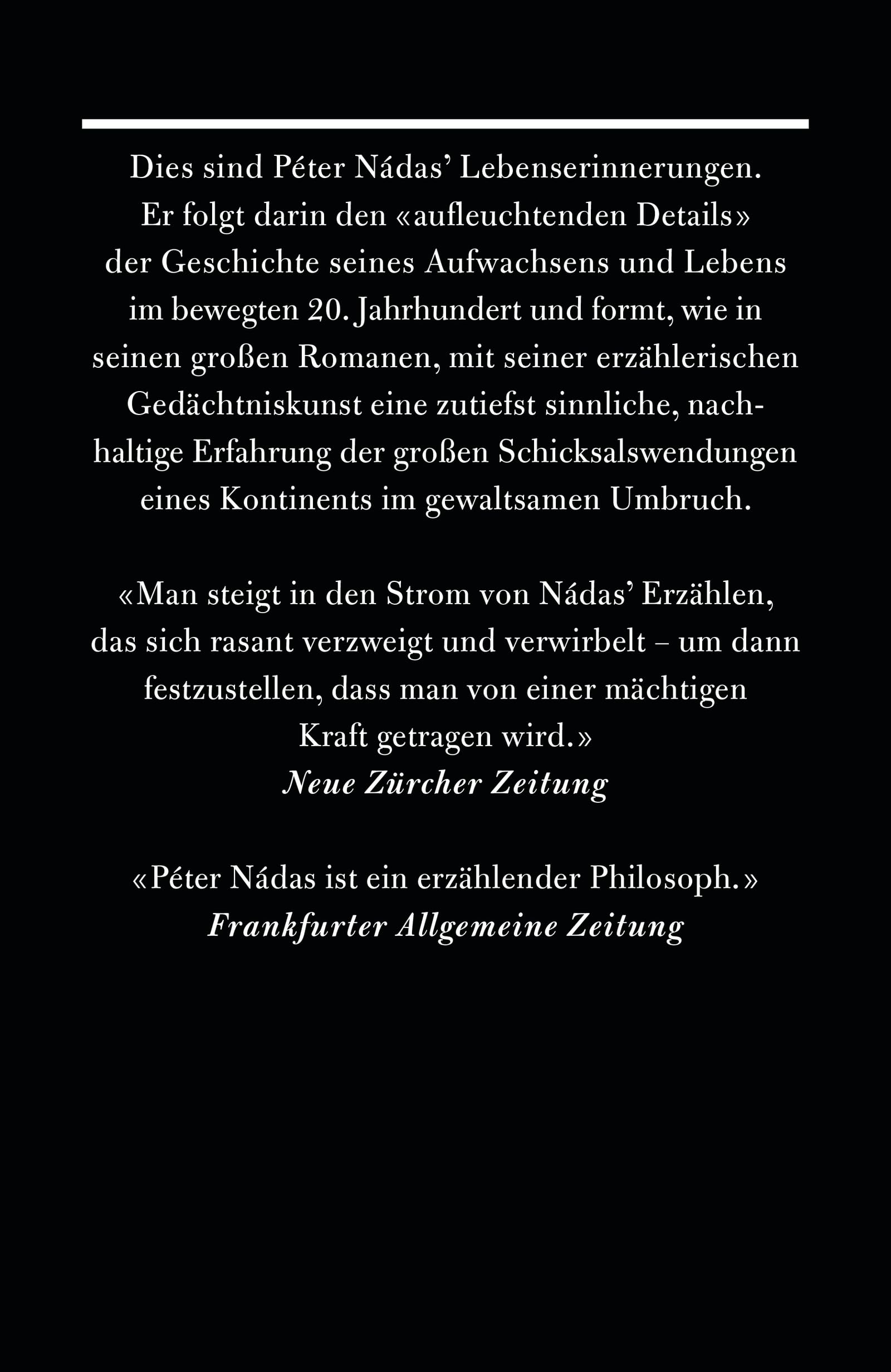 Aufleuchtende Details: Memoiren eines Erzählers