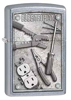Amazon.com: Zippo Lighter: Electrician Tools - Street Chrome