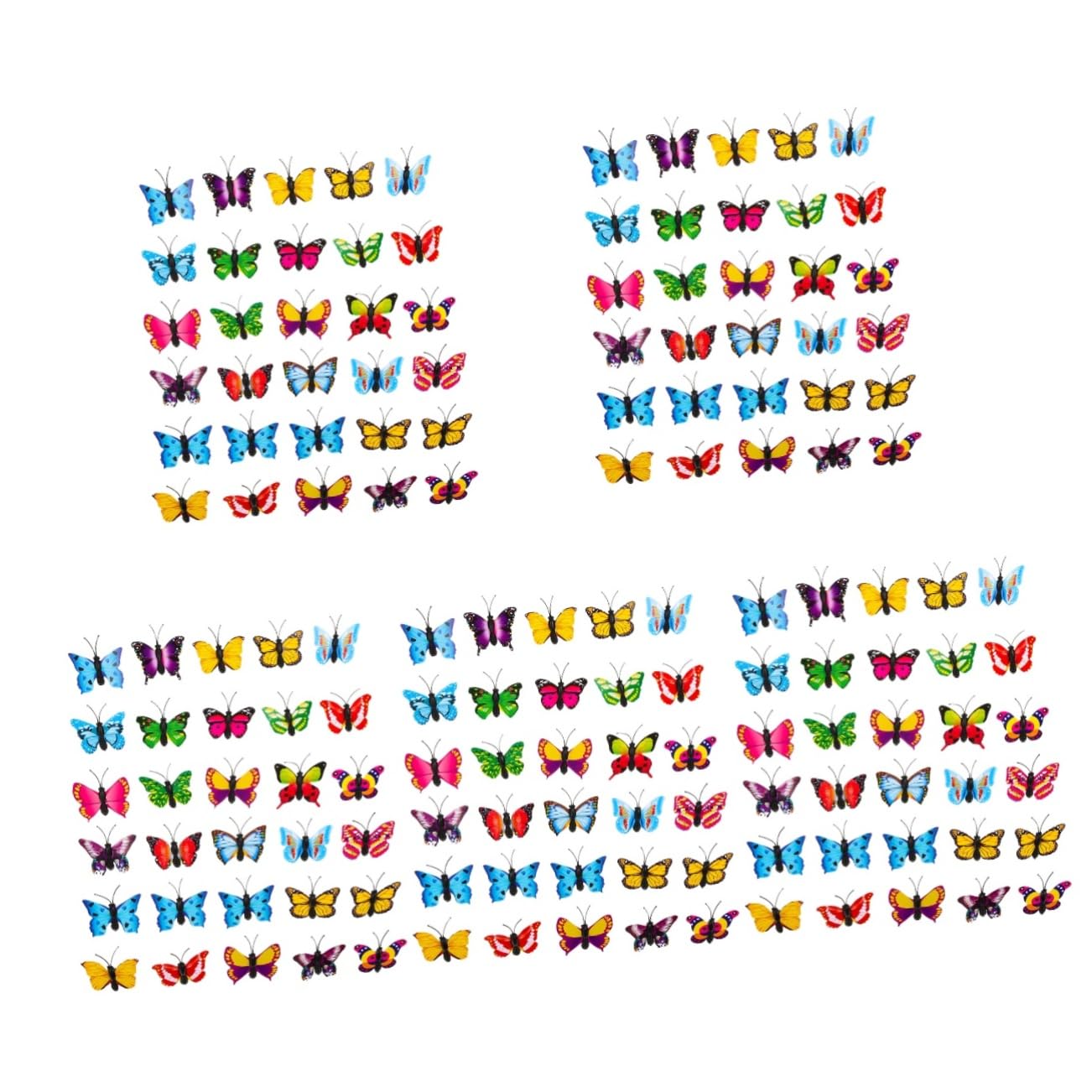 Gadpiparty 5 Series Chincheta De Color Tachuelas para Colgar En La Pared Chinchetas Decorativas Tachuelas Chinchetas Transparentes De Polivinilo 50 Piezas X 5
