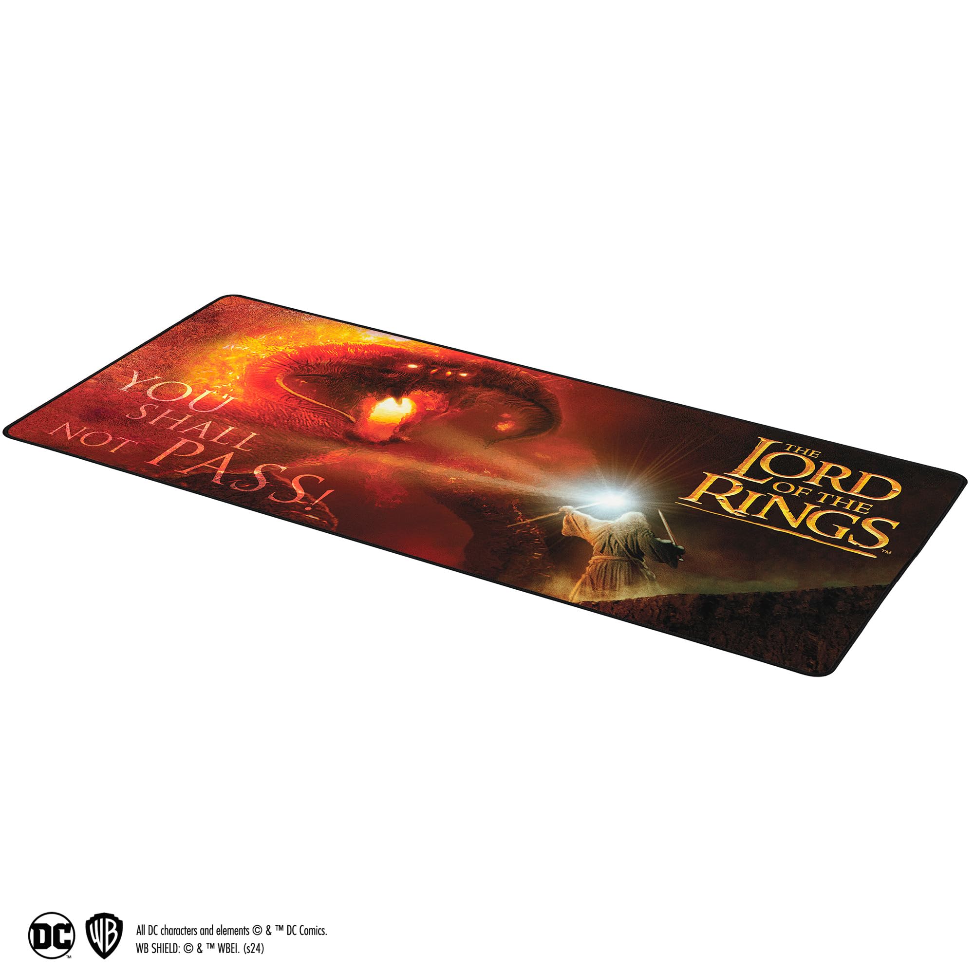 Subsonic Rozmiar XXL-Mauspad Herr der Ringe, 90 x 40 cm – Schreibtischunterlage mit rutschfester Unterseite, Gaming-Mauspad – oficjalny lizenziert LOTR