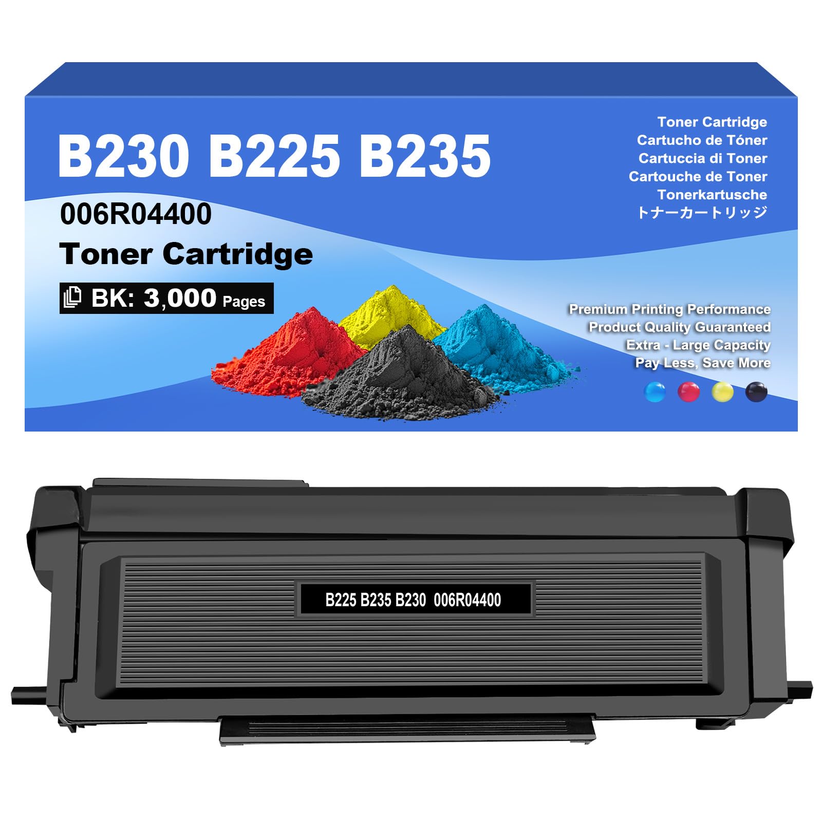 B225 B235 B230 wkład z tonerem 006R04400 006R04399 regenerowany do drukarki Xerox B230 B225 B235 standardowa pojemność drukarki 3000 stron (1 czarny)