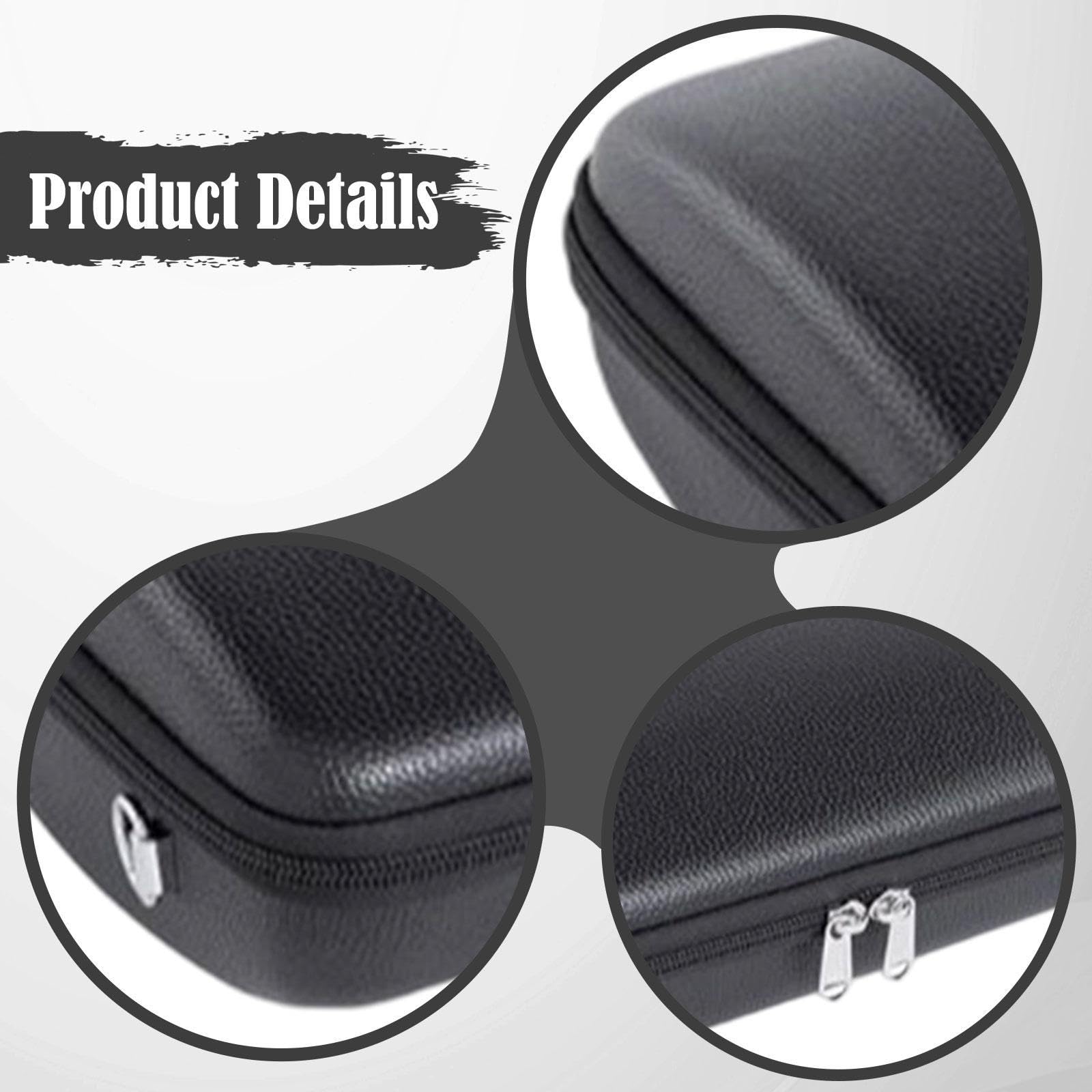 Clarinet Estuche Estuche Portátil para Caja de Almacenamiento Bolsa Protectora con Estructura Rígida Interior Suave Apto para, Azul Oscuro