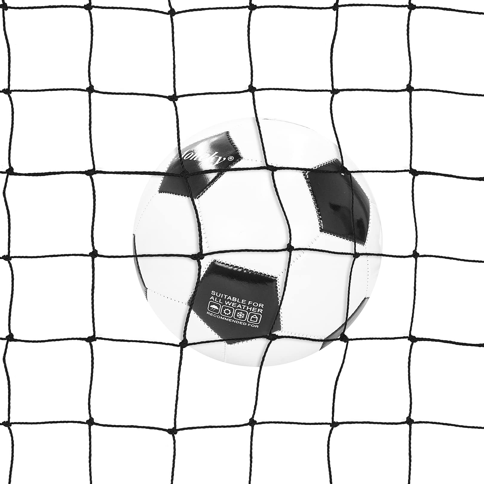 Aoneky Rete Para Palloni Calcio 3x3M/3x6M in HDPE 2,5mm, Maglia 10x10cm Fermo Palla Calcio Basket Pallavolo Giardino