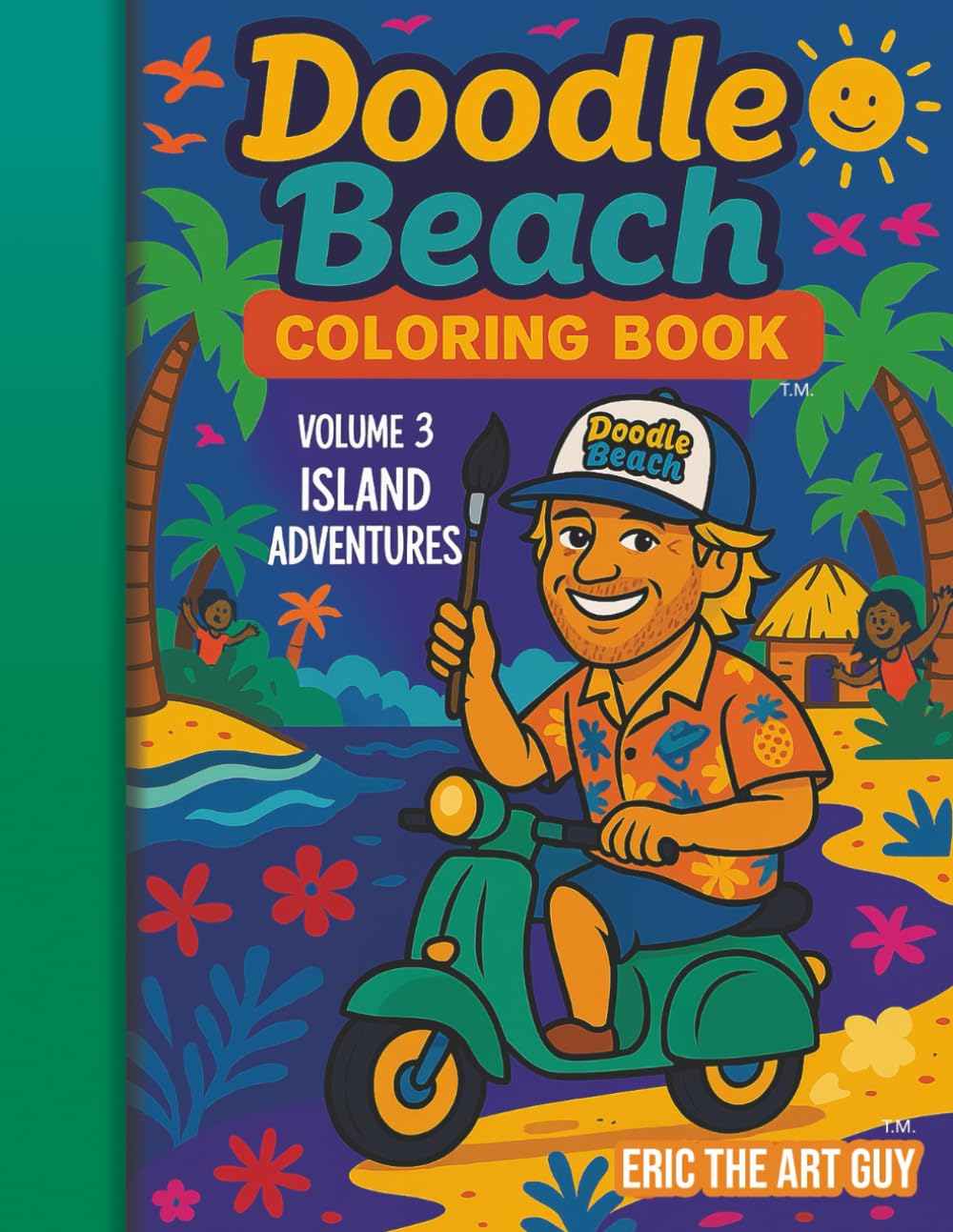 Doodle Beach Coloring Book: Volume 3 Island Adventures