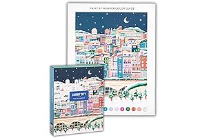 Snowy City - Paint By Numbers For Winter Season