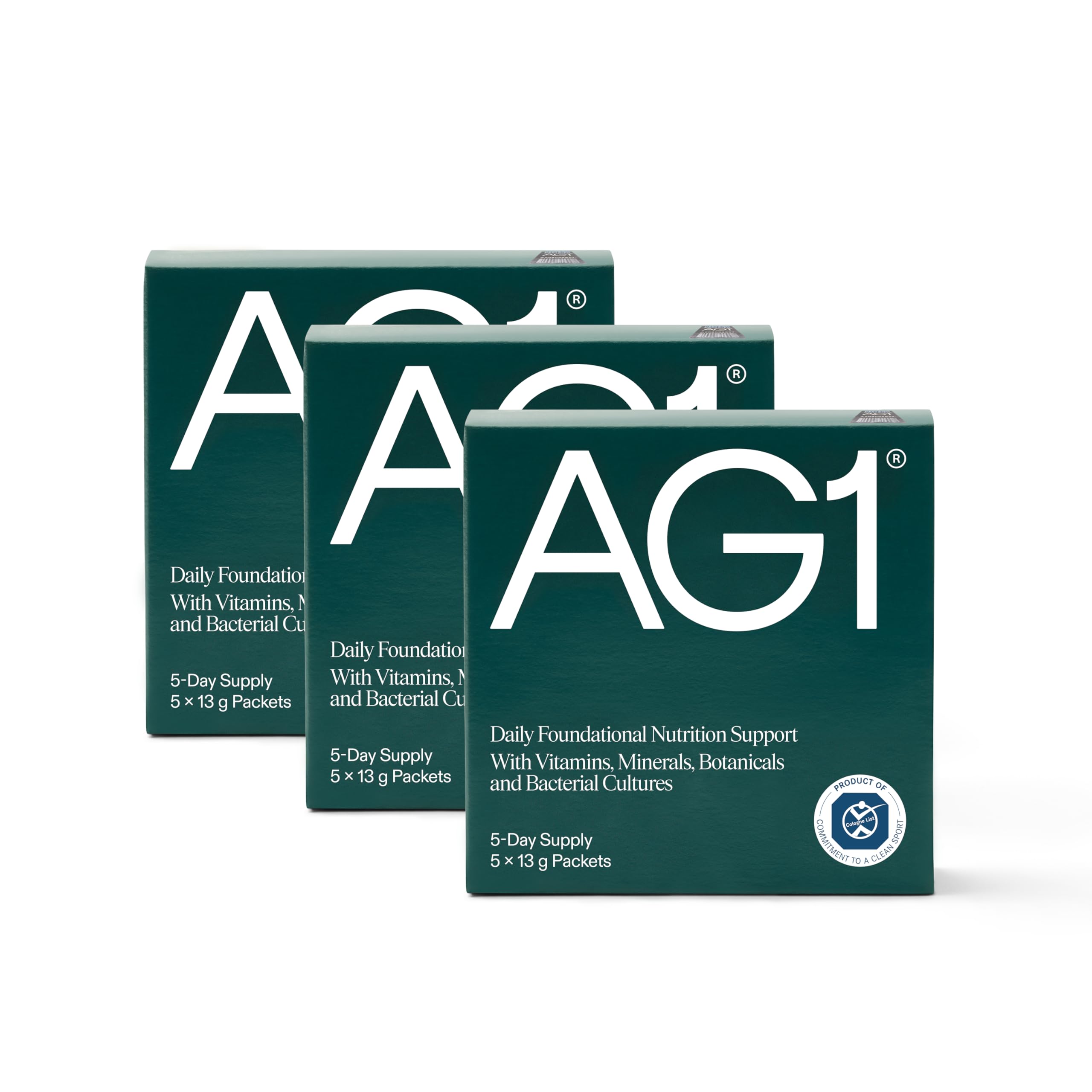 AG1 Greenspulver Nahrungsergänzungsmittel (Reiseportionen, 15 Stück) | Täglicher Nährstoff-Boost Mit Vitaminen, Mineralstoffen Und Mehr Als 70 Inhaltsstoffen Von AG1 Athletic Greens