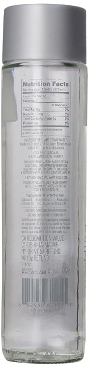 Voss, Water Sparkling Norway, 12.7 Fl Oz