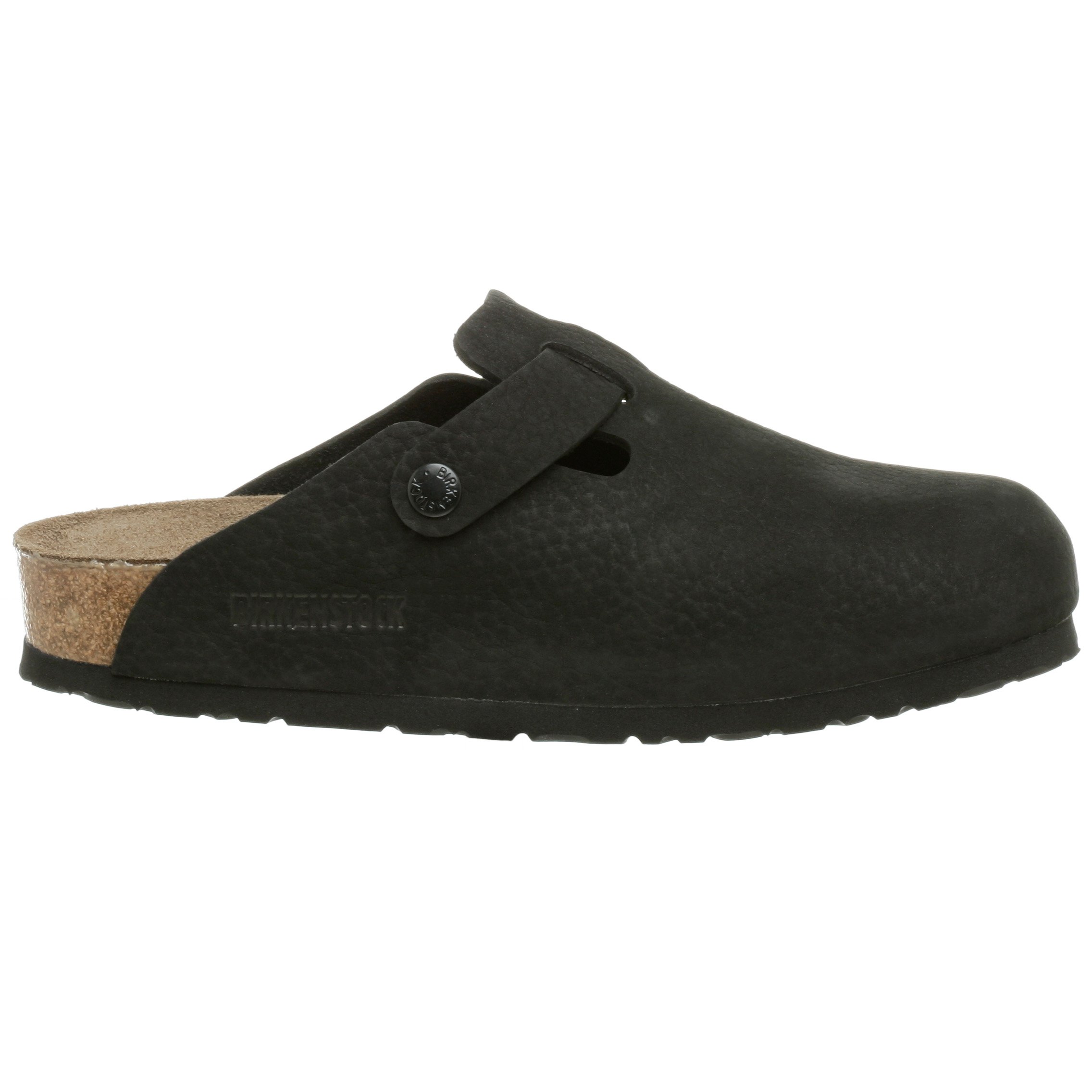 Amazon.com | Birkenstock Unisex Boston Soft Footbed, Black, 46 N 
