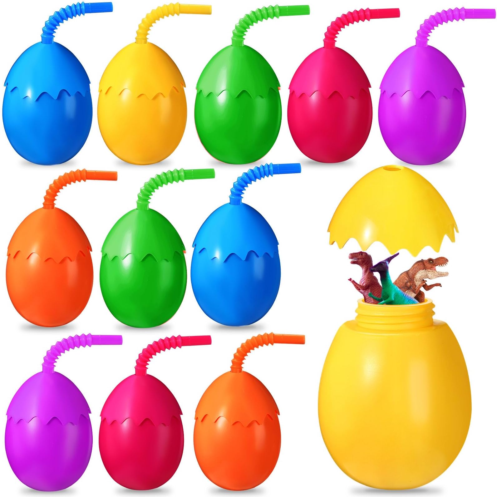 Dinosaur Cups for Kids with Straw and Lid Perfect Boy or