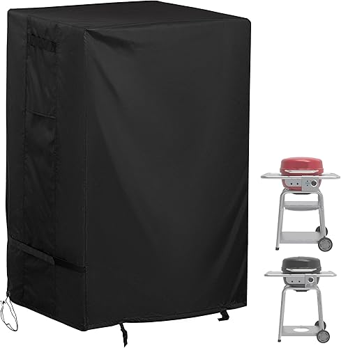 Miniatura 27 de ASMOKE AS350 - Cubierta para parrilla de pellets portátil ASMOKE AS350, cubierta de ahumador de pellets 600D resistente para parrilla de pellets