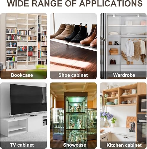 Miniatura 7 de 20 clavijas de estante de gabinete, clavijas de soporte de estante de 0.197 in / 0.2 pulgadas, pasadores de estante de gabinete de metal para