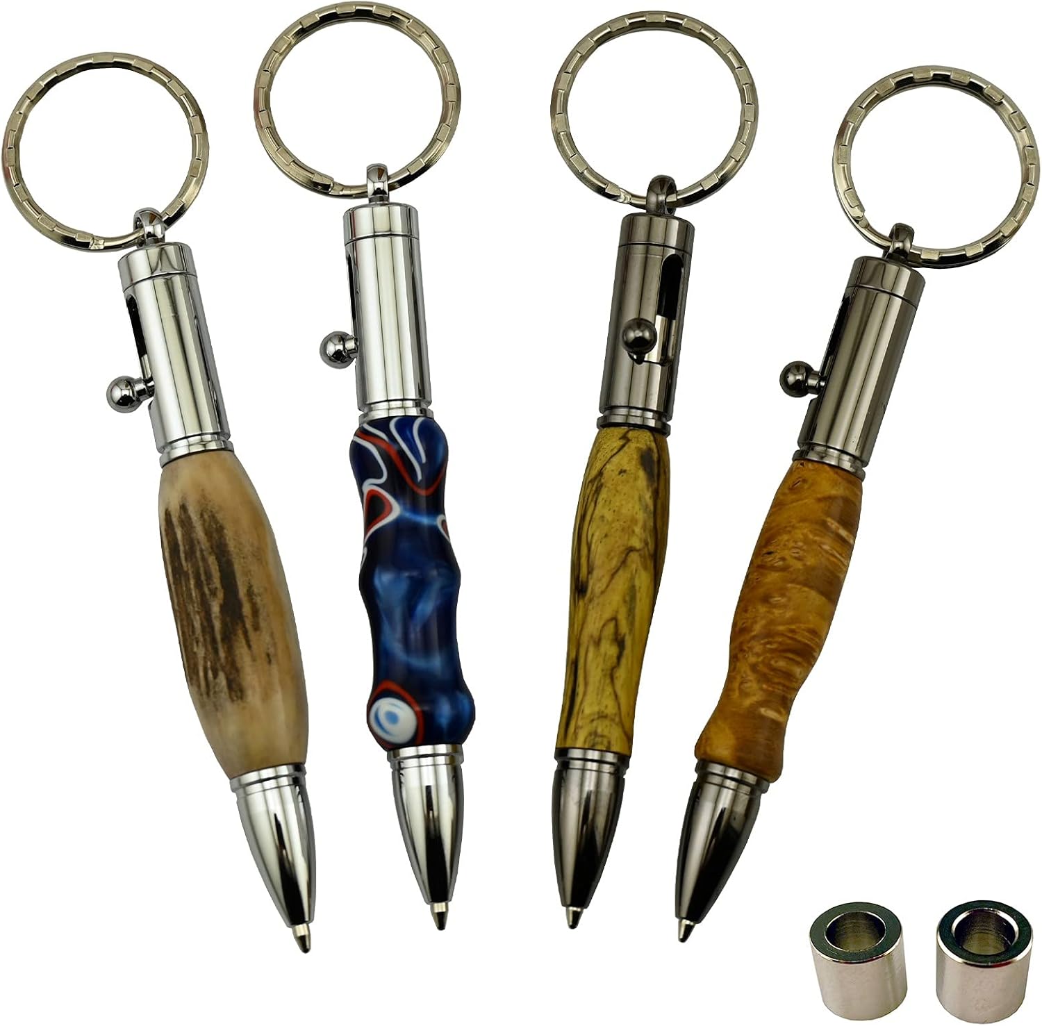 Penn State Industries PKCPMINSS Mini Bolt Action Keychain Pen Kit Starter Package Woodturning Project