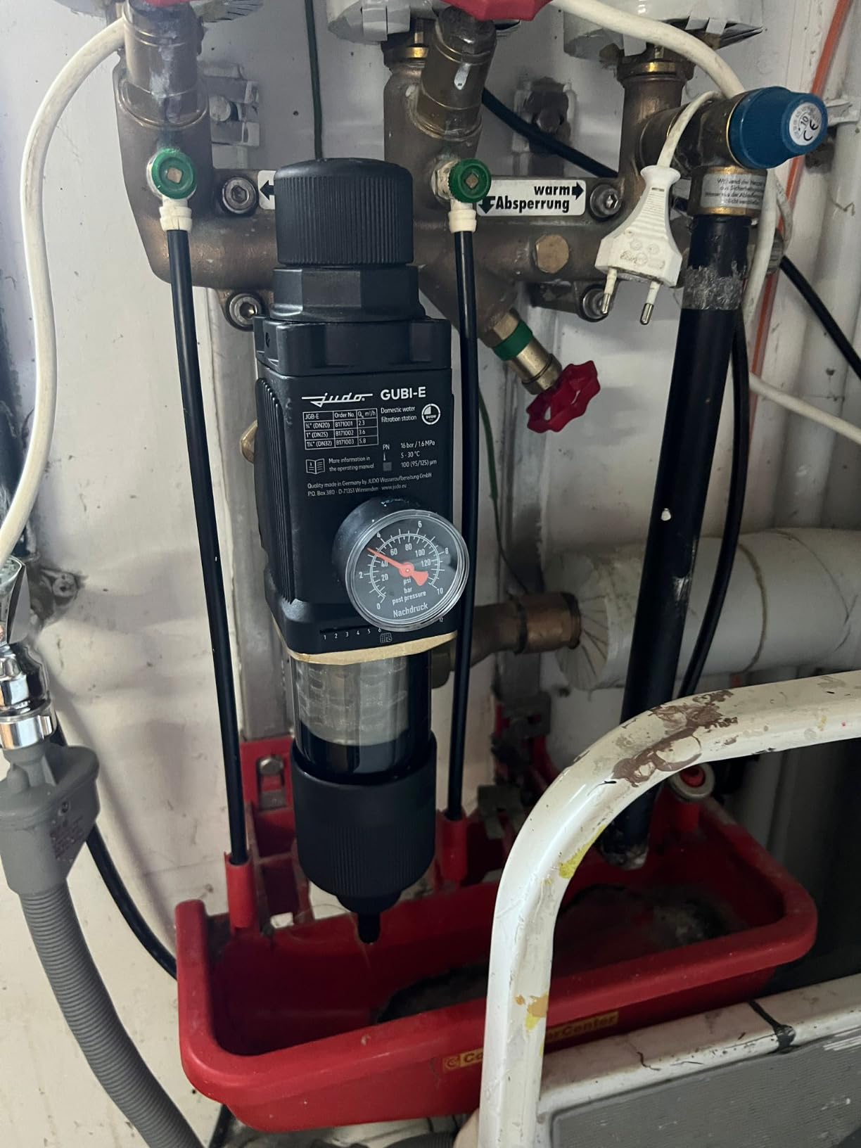 Judo Gubi E 1 Ruckspul Schutzfilter Mit Druckminderer Hauswasserstation Filter