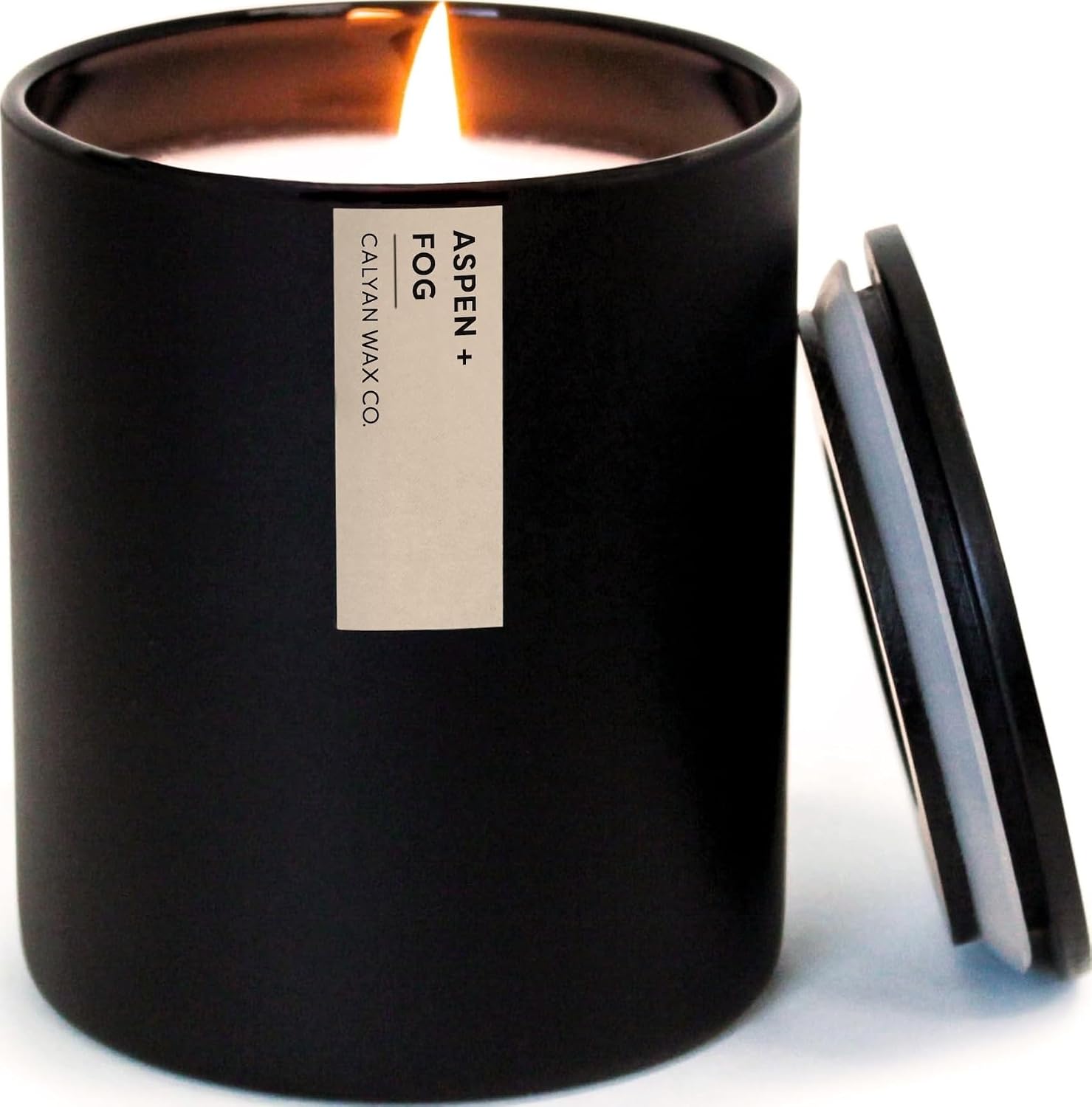 Calyan Wax Co. Aspen & Fog Scented Candle - 75 Hour Burn
