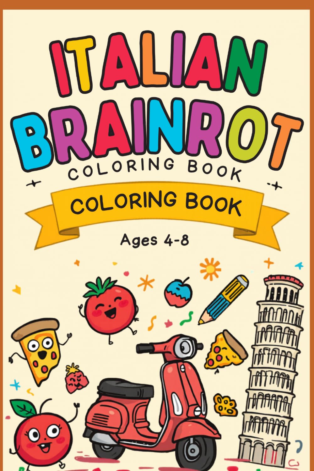 Italian Brainrot Coloring Book