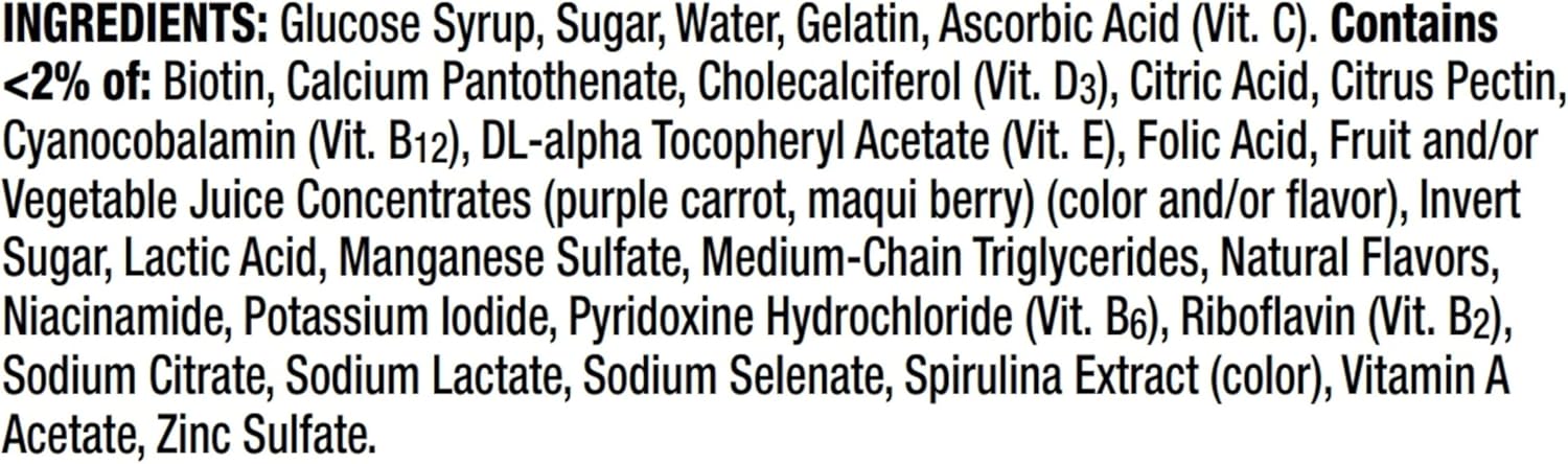 Centrum MultiGummies Gummy Multivitamin for Men, Multivitamin/Multimineral Supplement with Selenium, Antioxidants and Vitamin D3, Assorted Fruit Flavor - 170 Count - Image 16