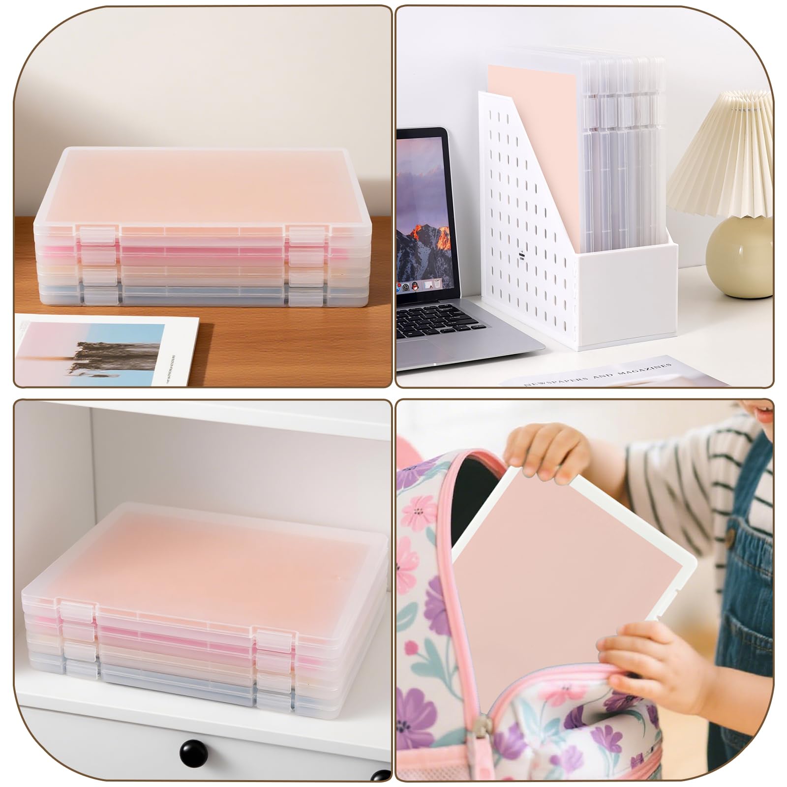 Organizer na papier A4, projekt, album do scrapbookingu, organizer, pojemniki, przenośne przechowywanie plików z ciasnym zatrzaskiem i otworem do zawieszenia, naklejki świąteczne na artykuły