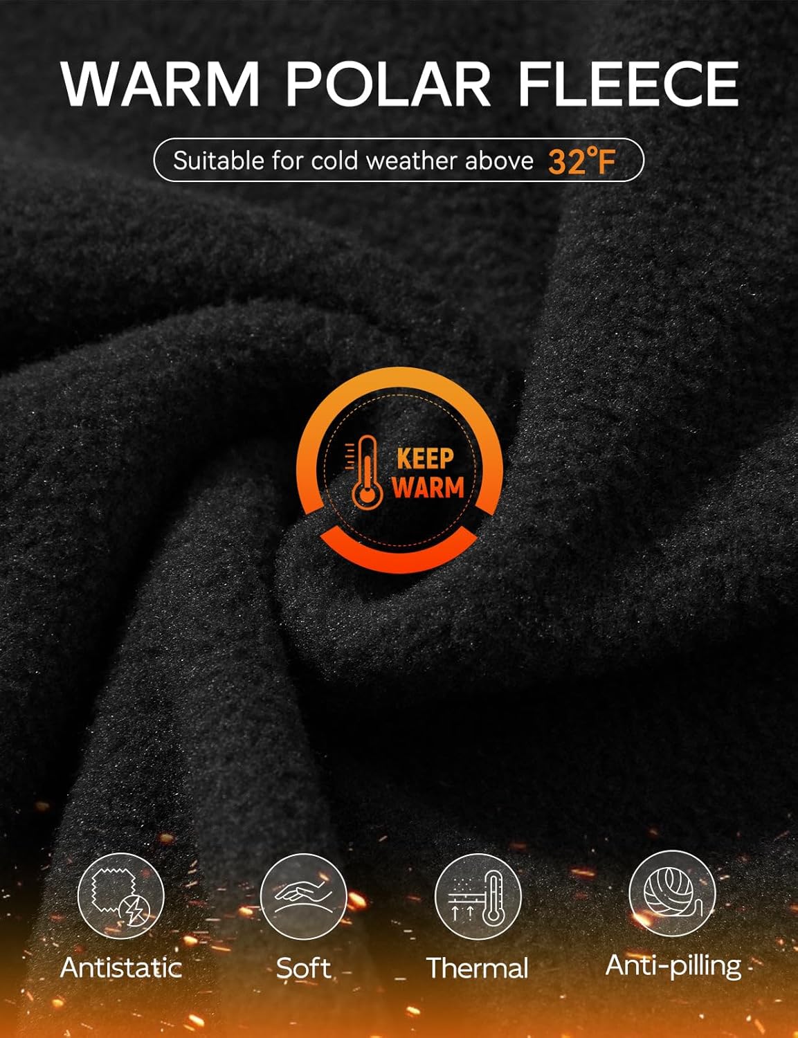 baleaf Women's Fleece Sweatshirt Dress Thermal Long Winter Fall Tunic Dresses Outfits with Pocket Hooded Pullover - Image 3