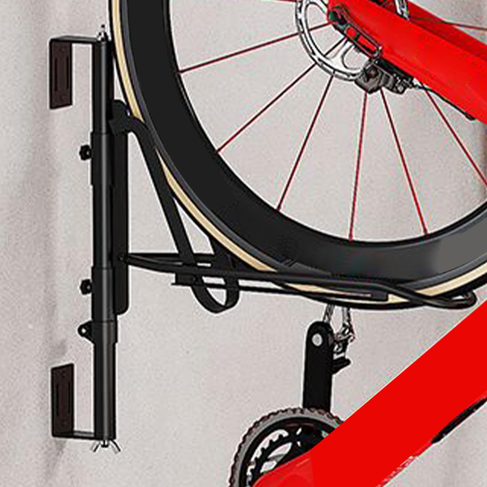 Generisch Wandhalterung Für Fahrräder - Fahrradständer Wandmontage,Klappbarer Höhenverstellbarer Fahrradständer Für Keller Garage Wohnung Garten Haus Werkstatt Innenbereich
