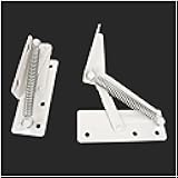 YIDELAI Foldable Lifting Bracket (1 Pair) 80-Degree Sofa Spring Hinge Connects and Supports The Storage Box Sofa Bed Cabinet (White)