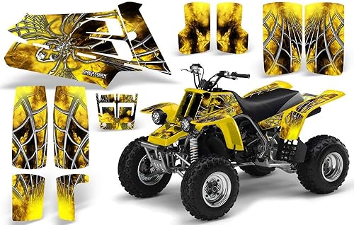 creatorx Yamaha Banshee 350 gráficos Kit spiderx amarillo