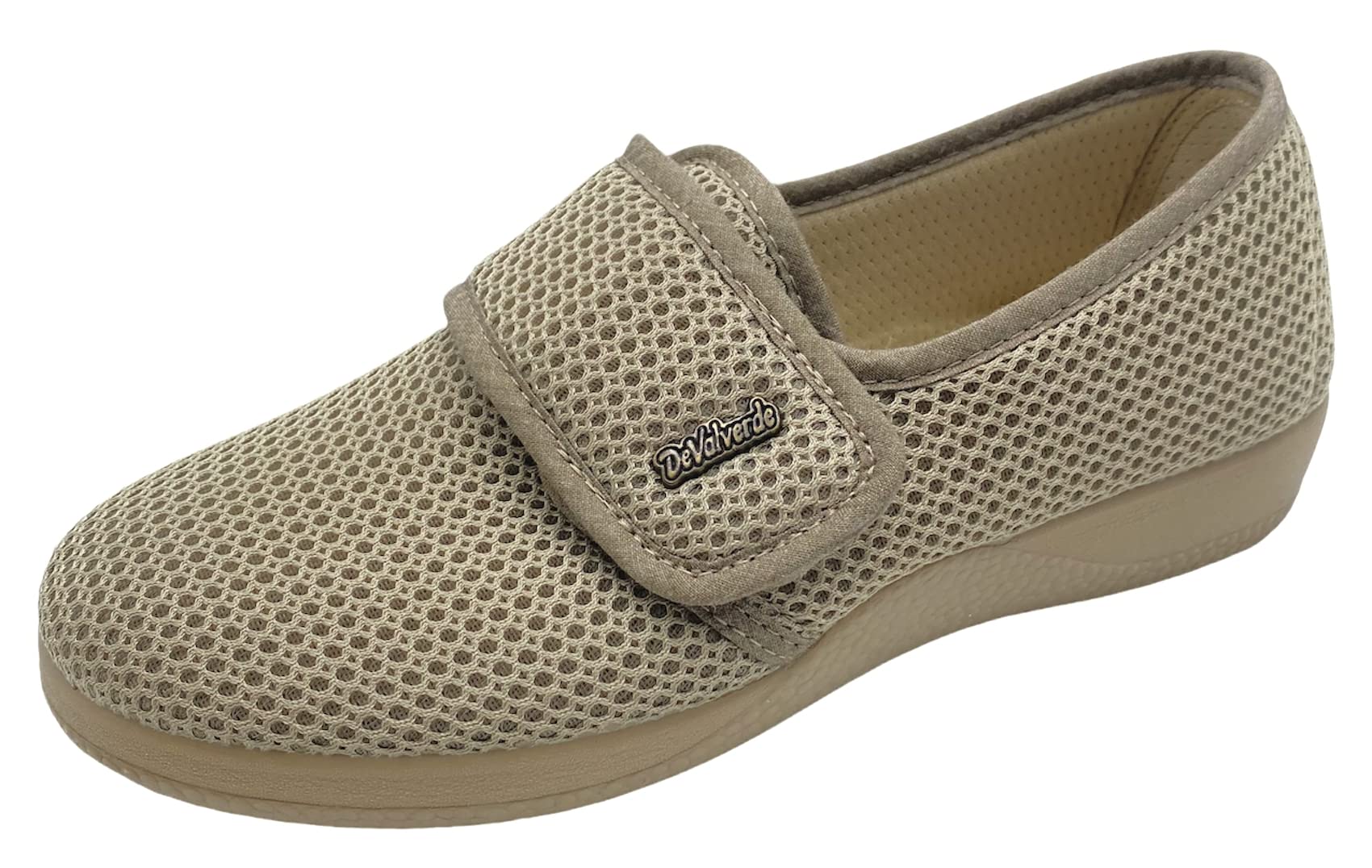 DeValverde - Zapatillas Mujer Pies Delicados - Anatómica Flexible Ligera - Suela Antideslizante - Plantilla Acolchada - Tallas 35-42