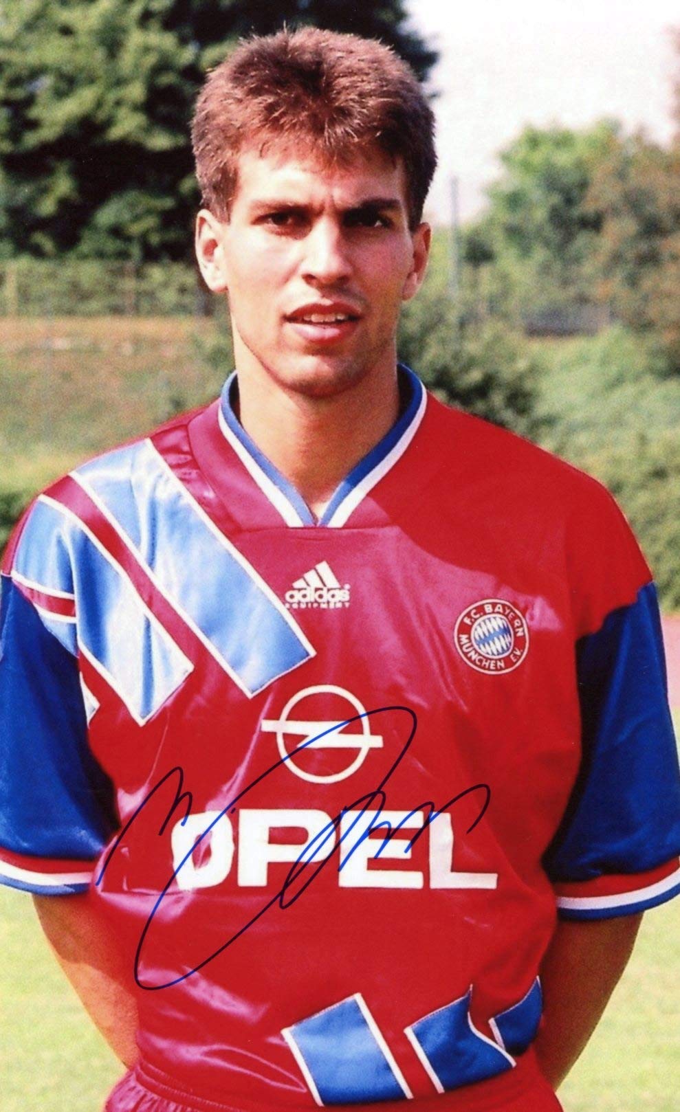 SOCCER Markus Babbel FC BAVARIA MUNICH autograph, In-Person signed photo