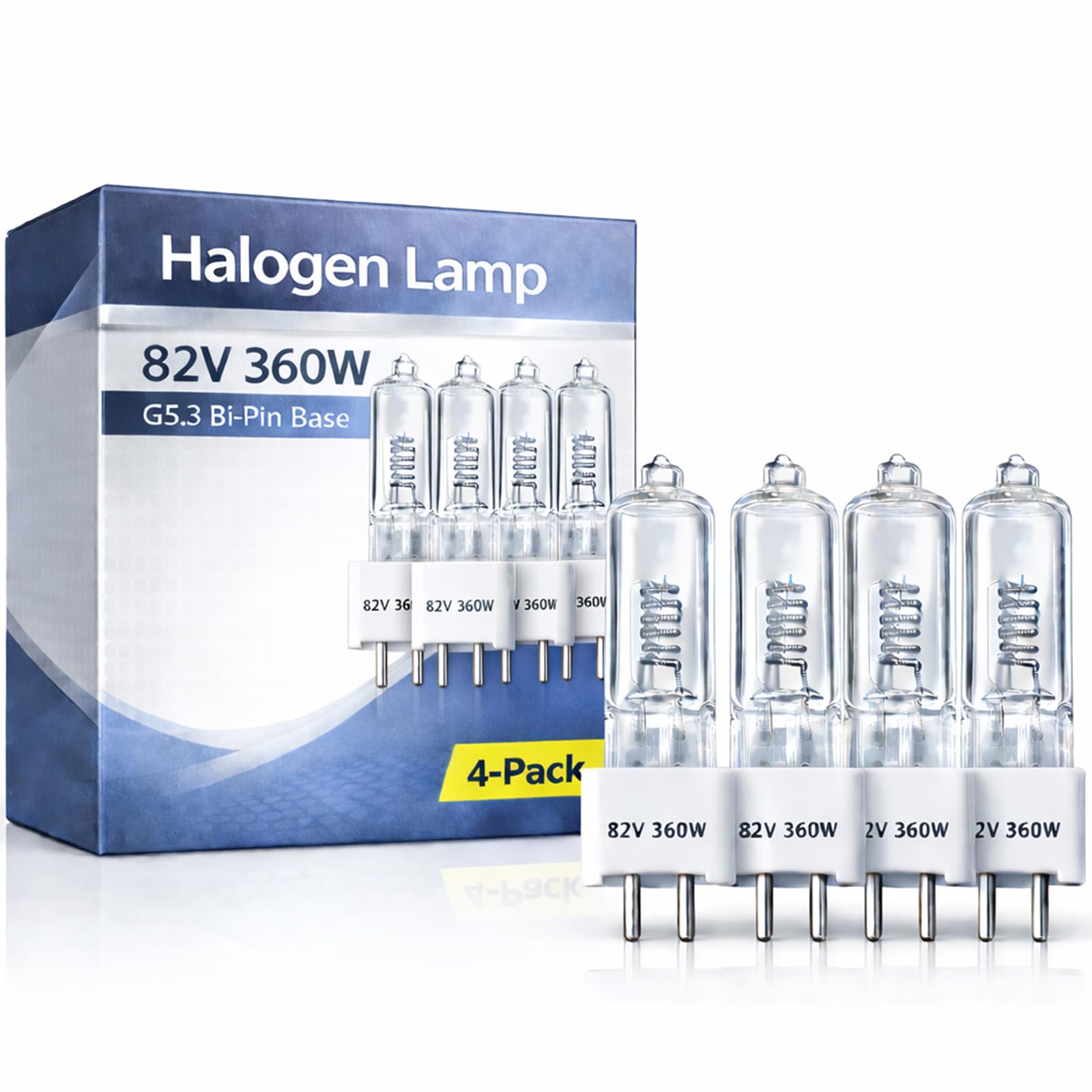 EY-B 82V 360W Projector Bulb 4 Pack RSE-57 Compatible with Apollo 15000 15002 15009 A1004 A1005 AL1004 AL1005 Overhead Projector Bi-Pin Based Stage & T3.5 Bulb