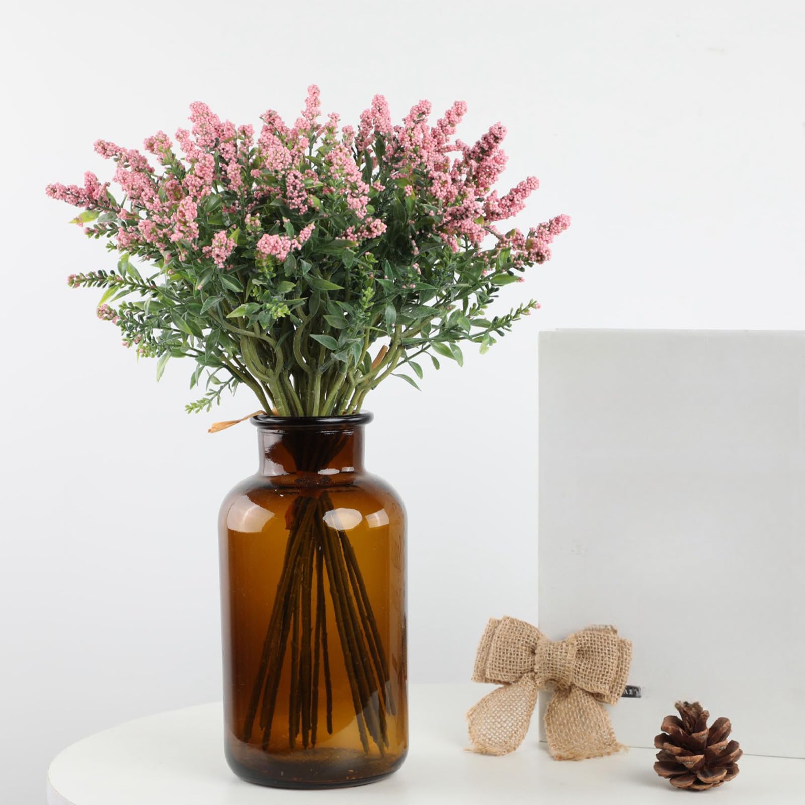 astylishome Artificial Flowers Indoor Large Wedding Bouquets For Bride Bridal Bouquets Artificial Flower Bouquet For Wedding Bridesmaid Bouquets For Valentine's Day Ceremony Church Decor 3806 - Image 4