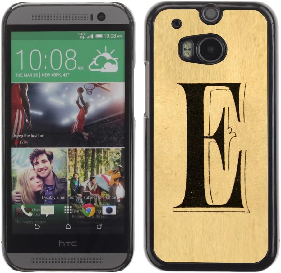 For HTC One ( M8 ) Case , E Letter Every Elena Ellie