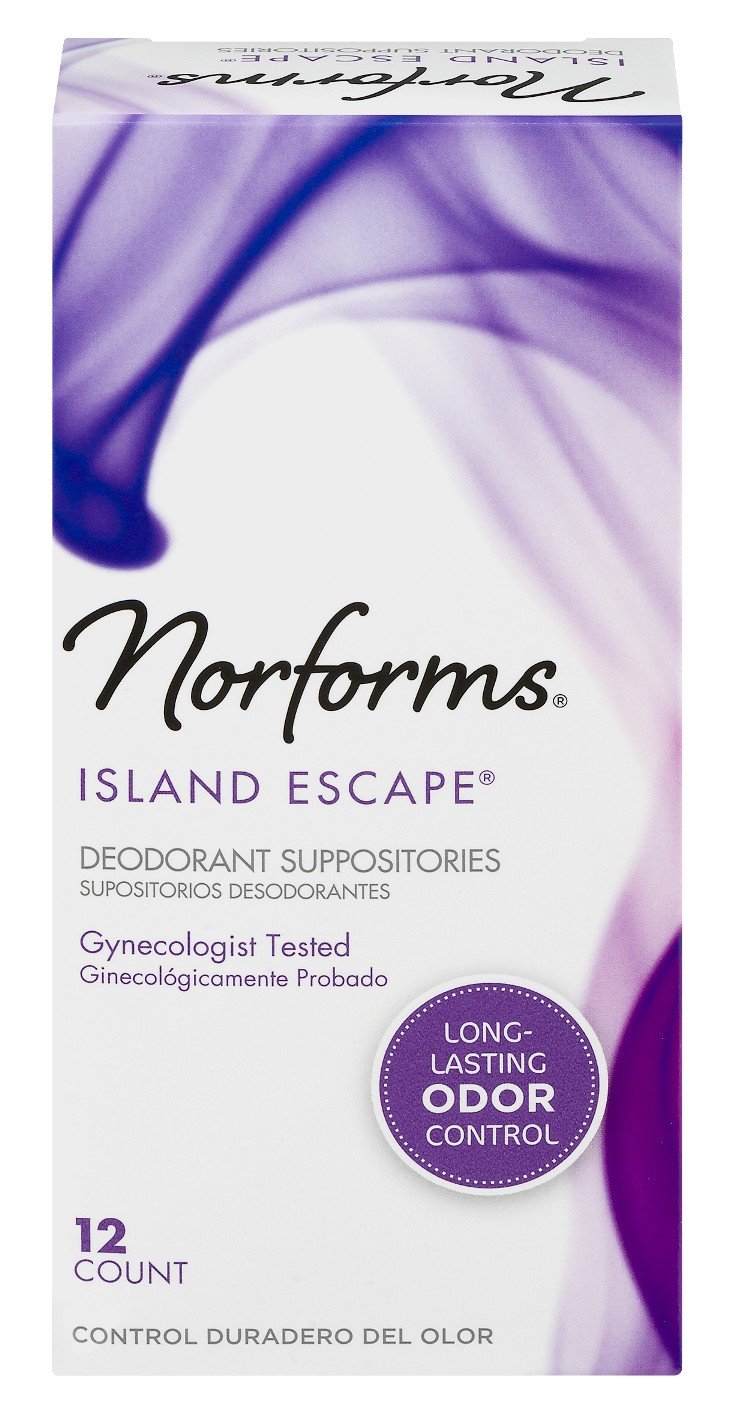 Norforms Island Escape Suppositories (Pack of 2,12 Each)