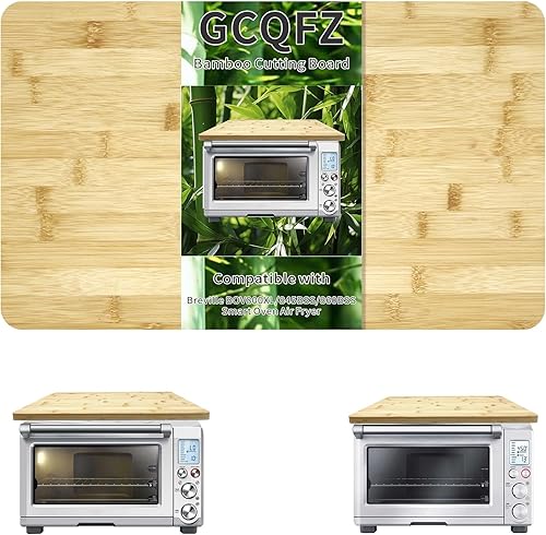 Tabla de cortar de bambú compatible con Breville 860BSS 845BSS BOV800XL Horno tostador de convección inteligente, 100% bambú orgánico natural, 17.8