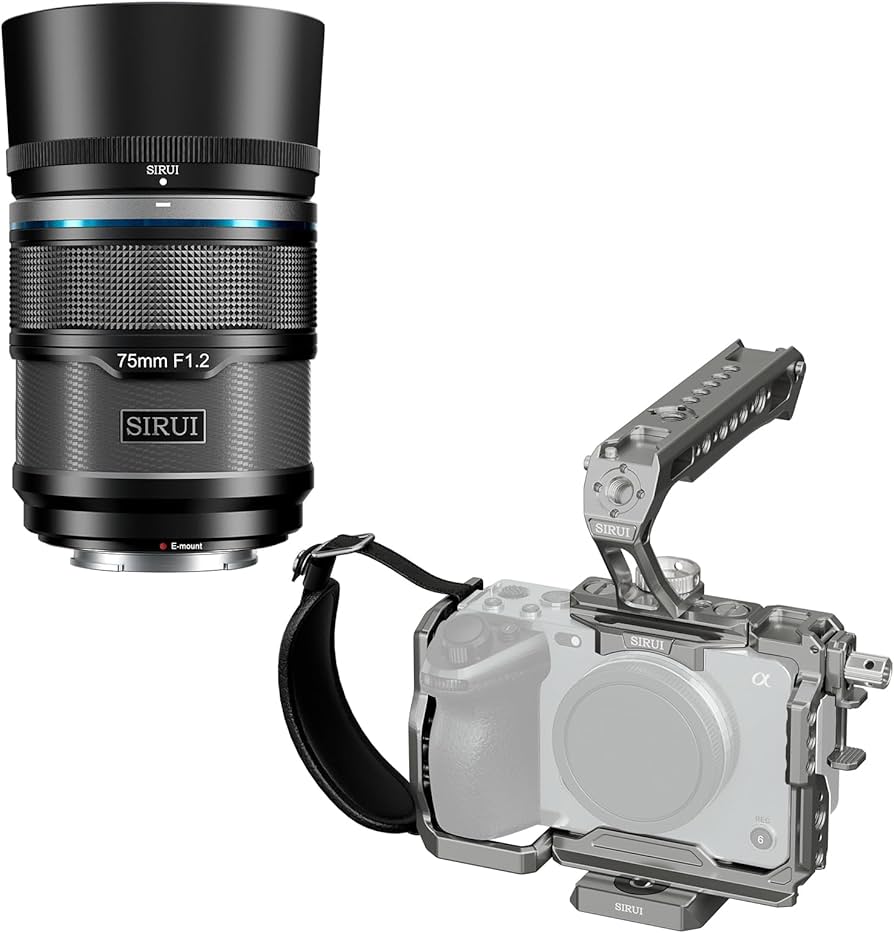 Amazon.com : SIRUI Sniper 75mm Autofocus Lens, and Camera Cage Kit Amazon.com : SIRUI Sniper 75mm Autofocus Lens, and Camera Cage Kit