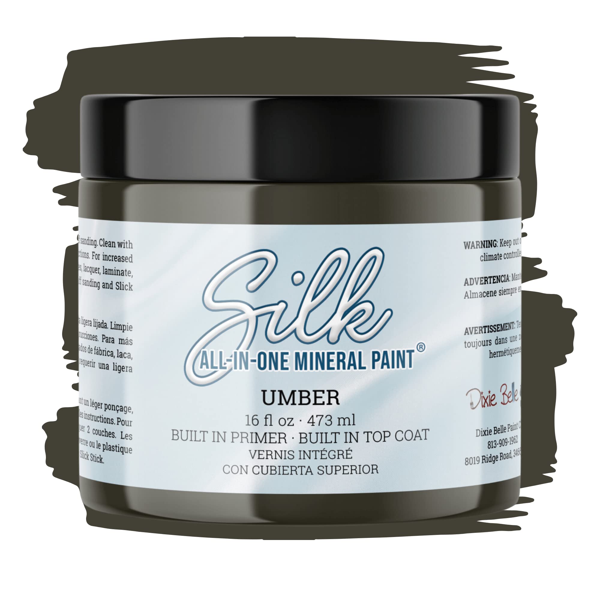 Dixie Belle Silk All-In-One Mineral Paint (Umber)