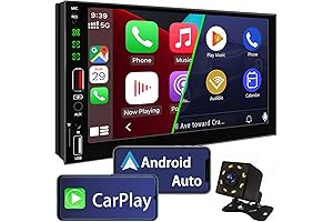 16-Segment EQ Car Audio Receiver with 7-Inch Touchscreen and Apple Carplay and Android Auto