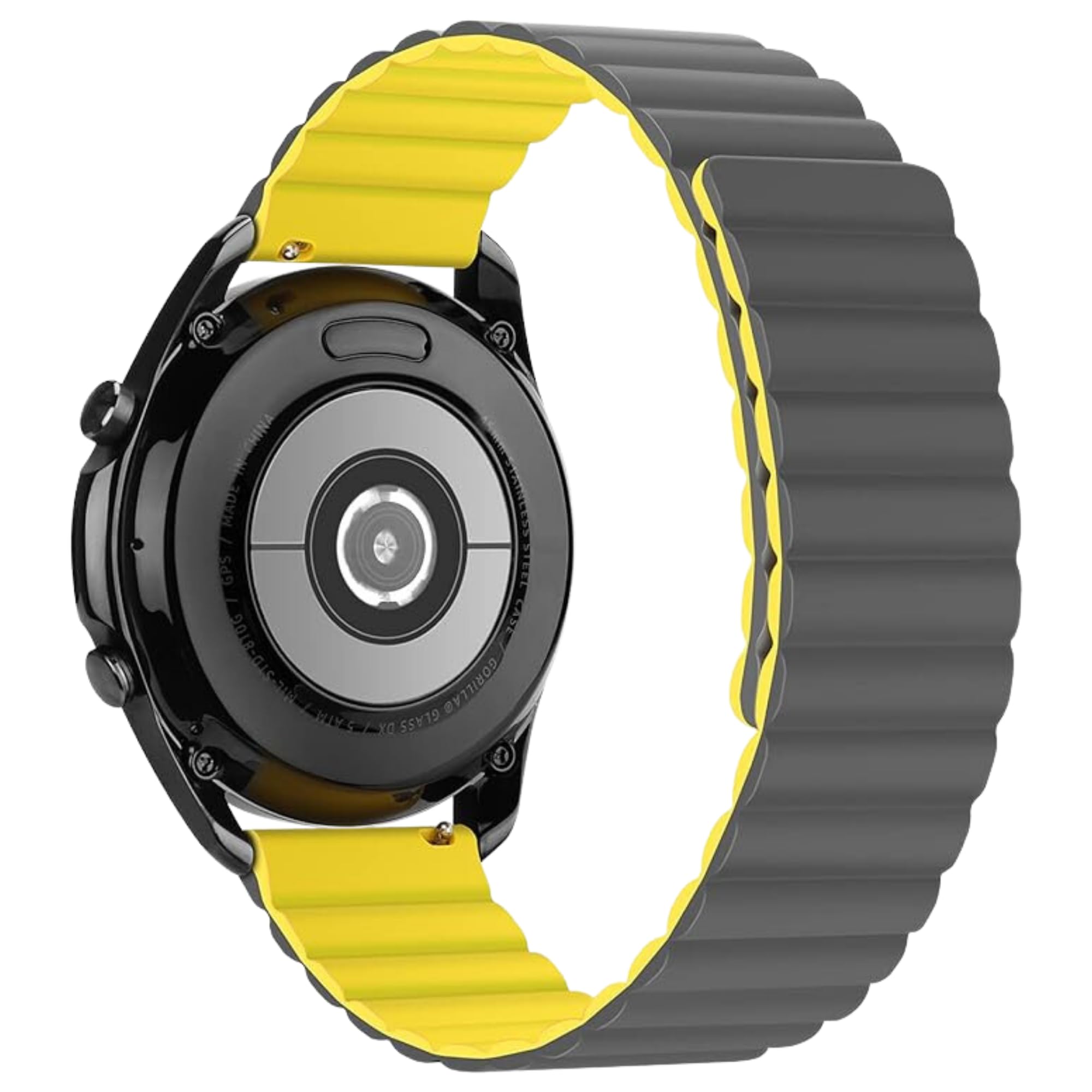 Correa Reloj 22mm Magnética Compatible con Samsung Gear S3 Frontier, Samsung Galaxy Watch 46mm y Watch 3 45mm. Correa Compatible con Amazfit Gtr 47mm, Pace, Stratos y Garmin Venu 2