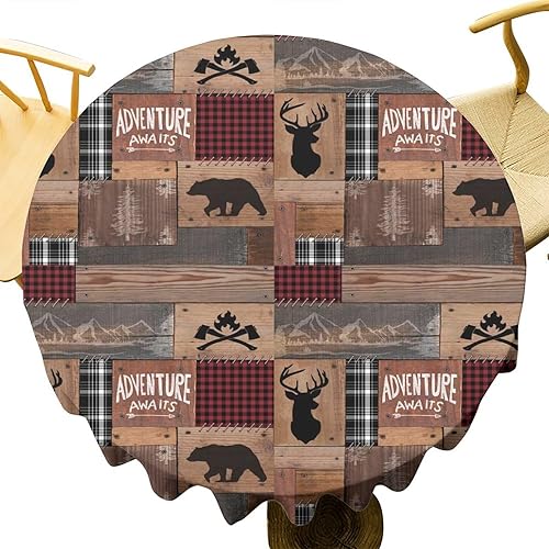 Miniatura 31 de Mantel floral retro de los años 70, decoración de fiesta de cumpleaños, mantel de plástico lavable para comedor, cocina, decoración de fiesta de