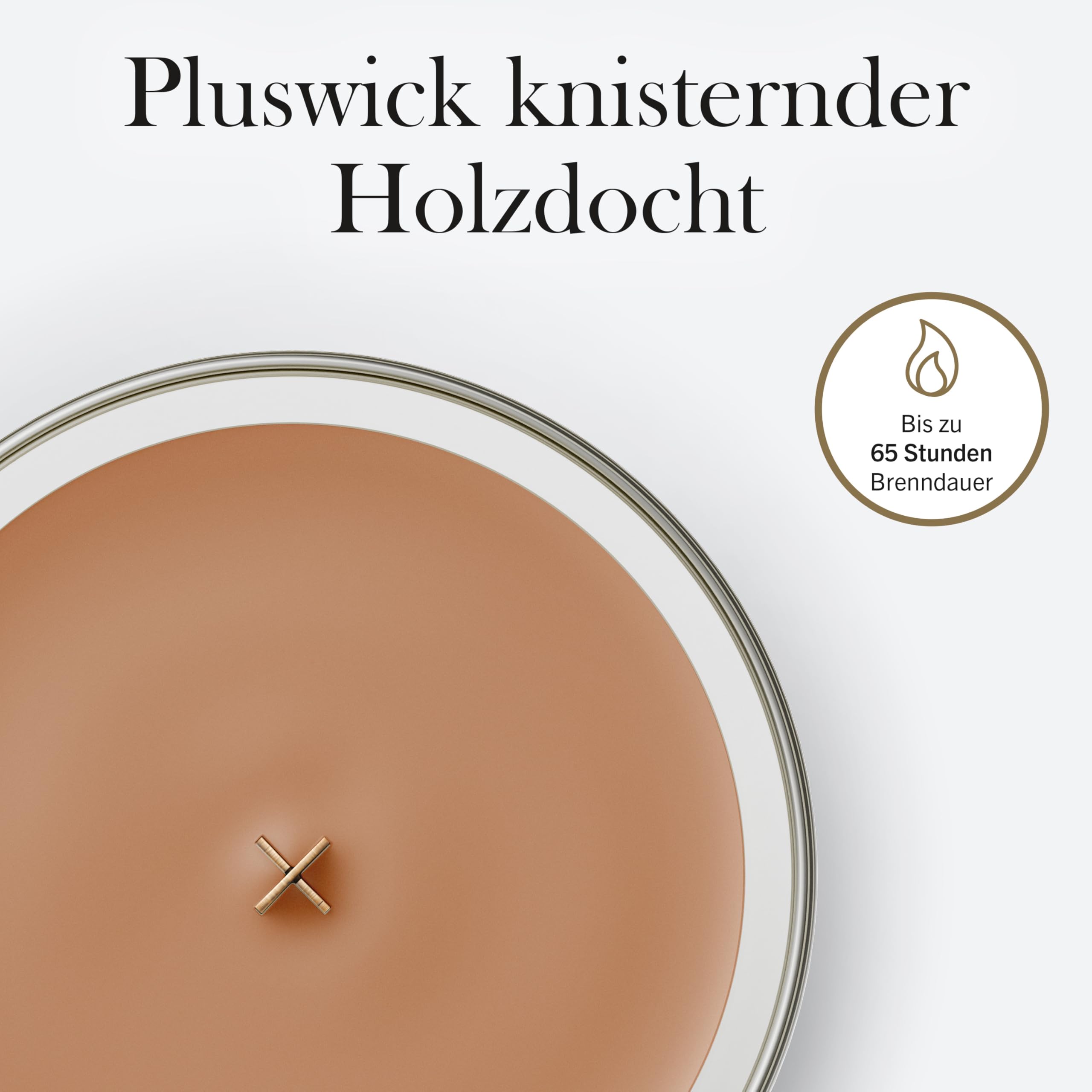 WoodWick Duftkerze | Mittlere Sanduhr-Kerze | Hazelnut Roast | Perfekte Geschenke für Frauen