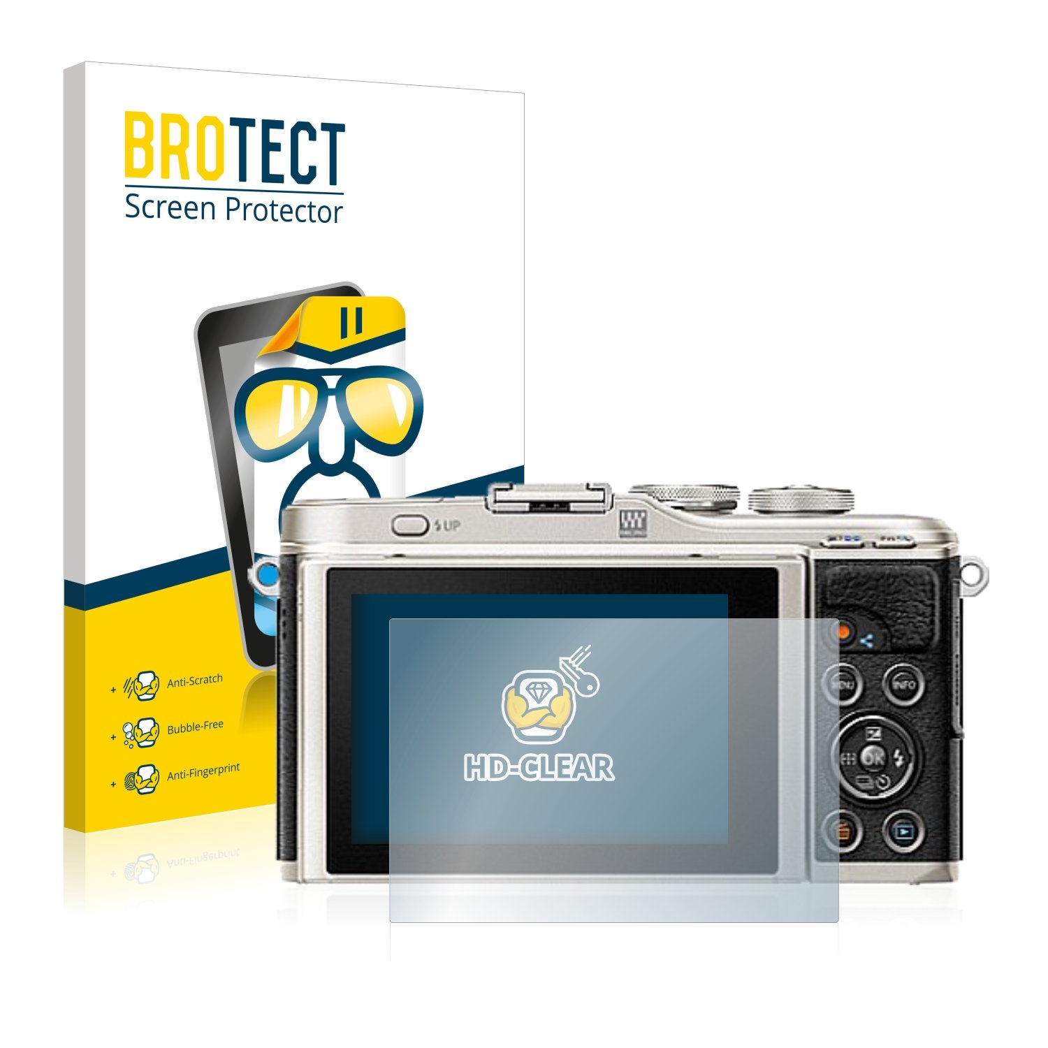 brotect Pellicola Protettiva Vetro per Olympus PEN E-PL6