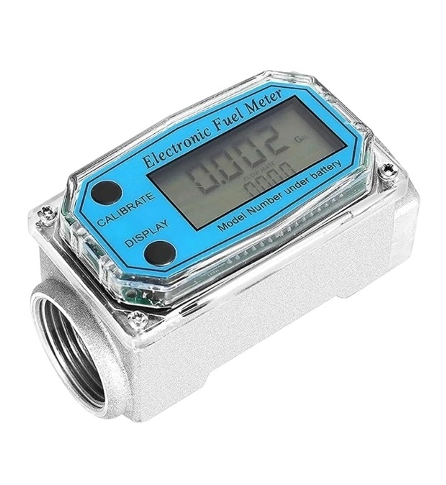 QfUxYYSLD Electronic Turbine Flowmeter Anti-Interference Diesel(AluminumAlloy)