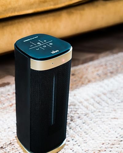 Miniatura 6 de iDOO Calentador de espacio, calentadores eléctricos portátiles de 1500 W para uso en interiores, oscilación de 70, temporizador de 24 horas,