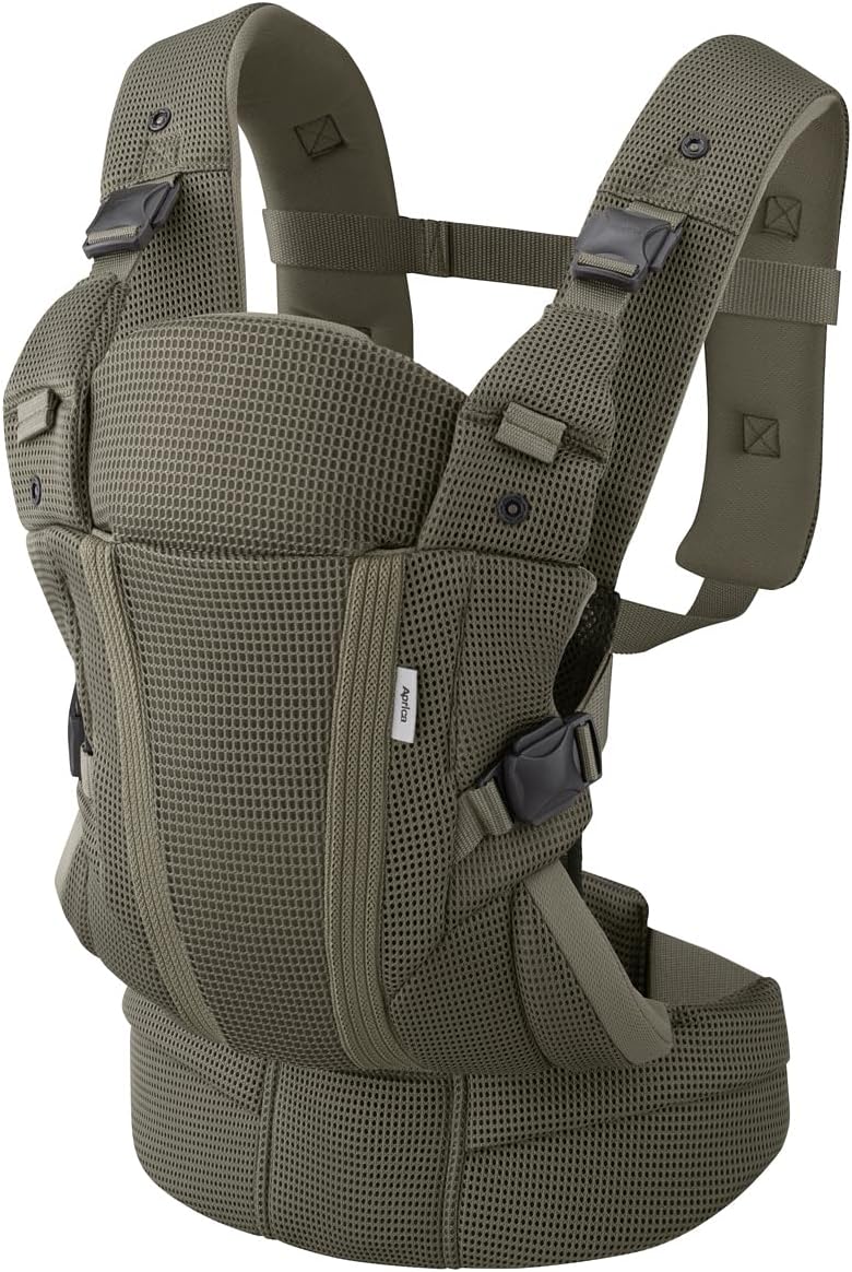 Aprica(アップリカ) 抱っこ紐 ラクリス 0か月～36か月まで 新生児から使える 4WAY (ライトカーキ) 2205681