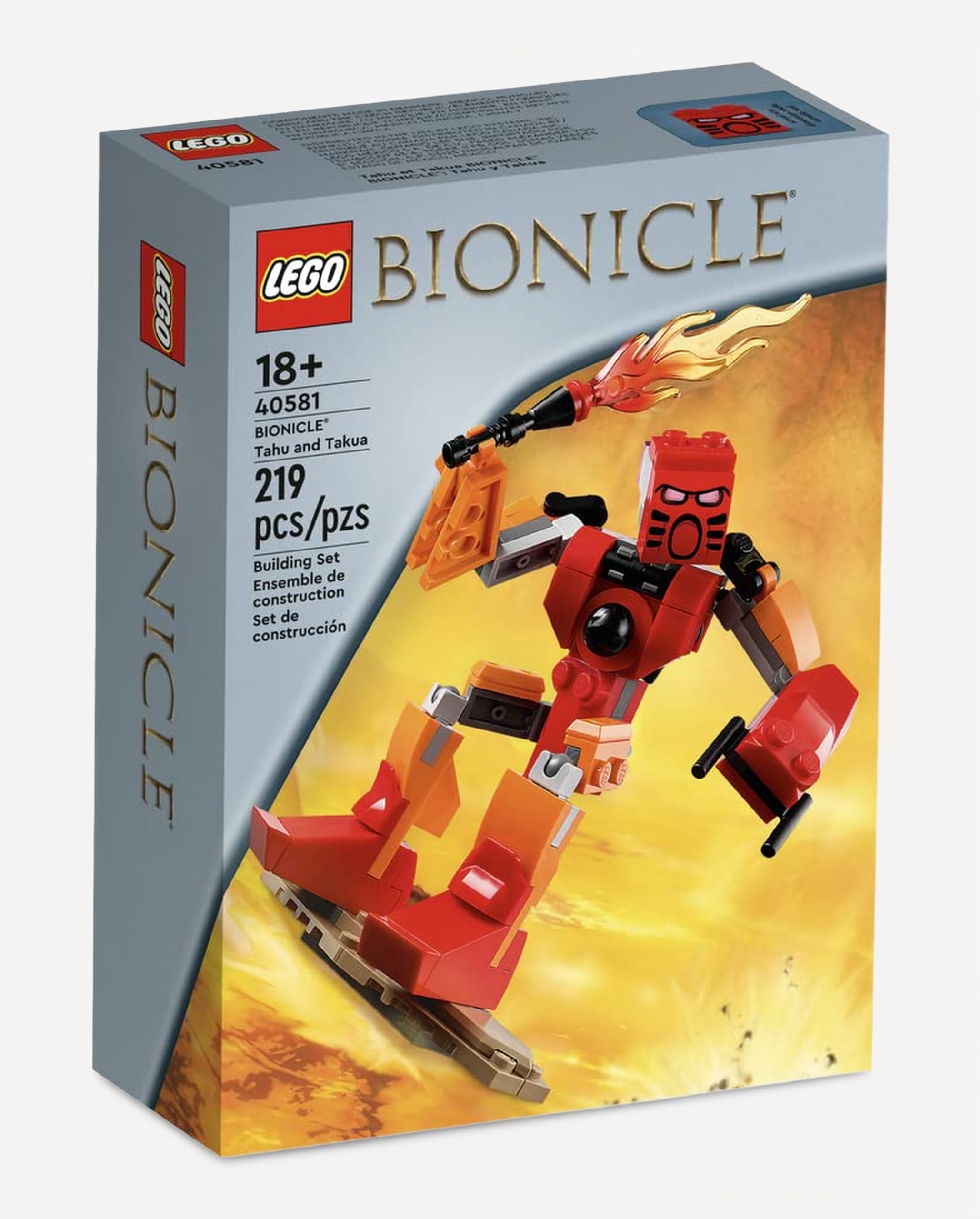 Amazon.com: LEGO Bionicle Tahu and Takua 40581 : Toys & Games