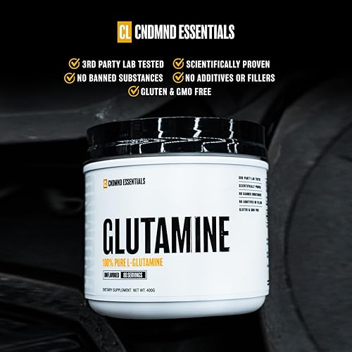 Miniatura 3 de Condemned Labz - Polvo de L-glutamina 100% puro, suplemento de glutamina para hombres y mujeres, recuperación y salud intestinal, sin gluten y sin