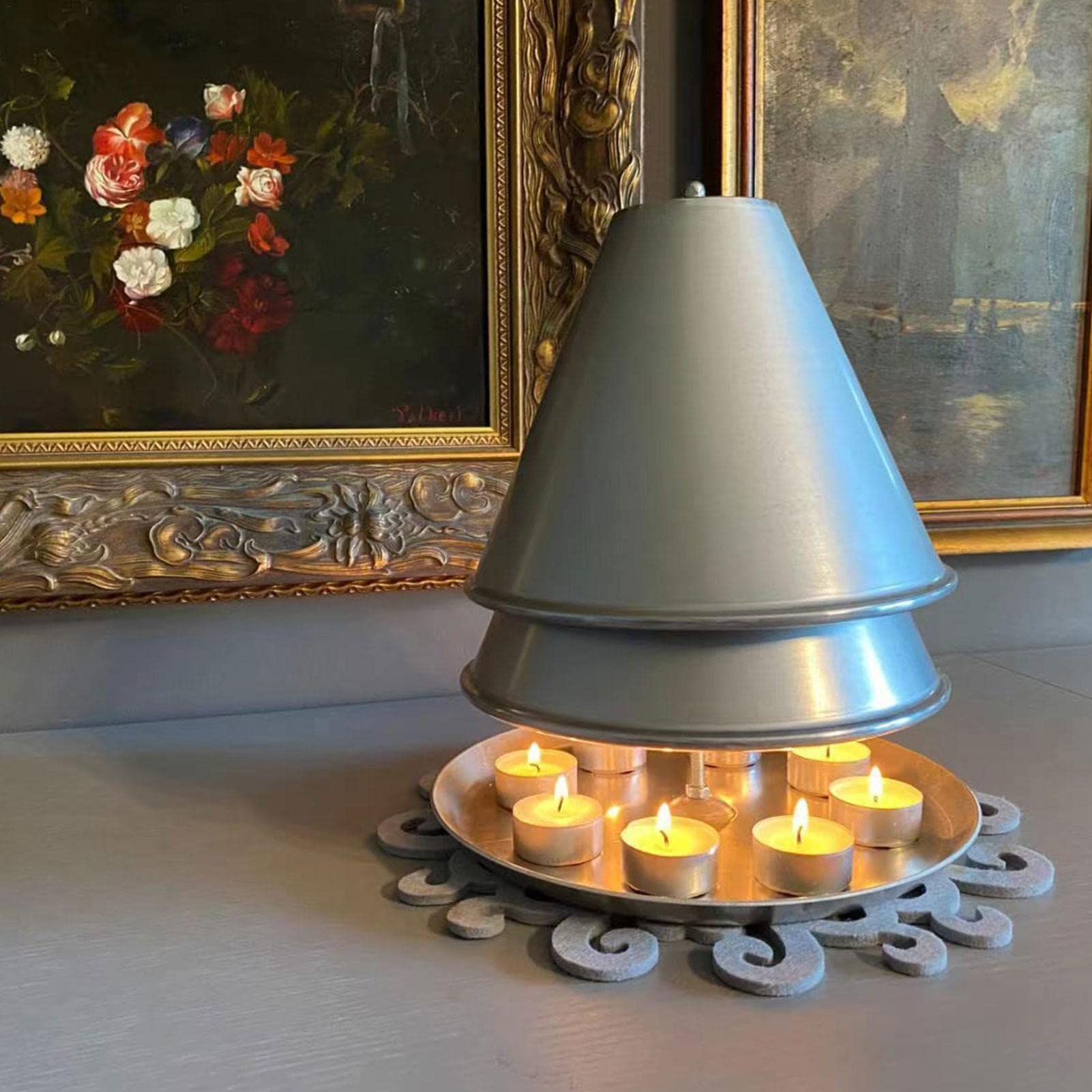 Theelicht Kaars Heater | Theelicht Oven Metalen Radiator | Licht en
