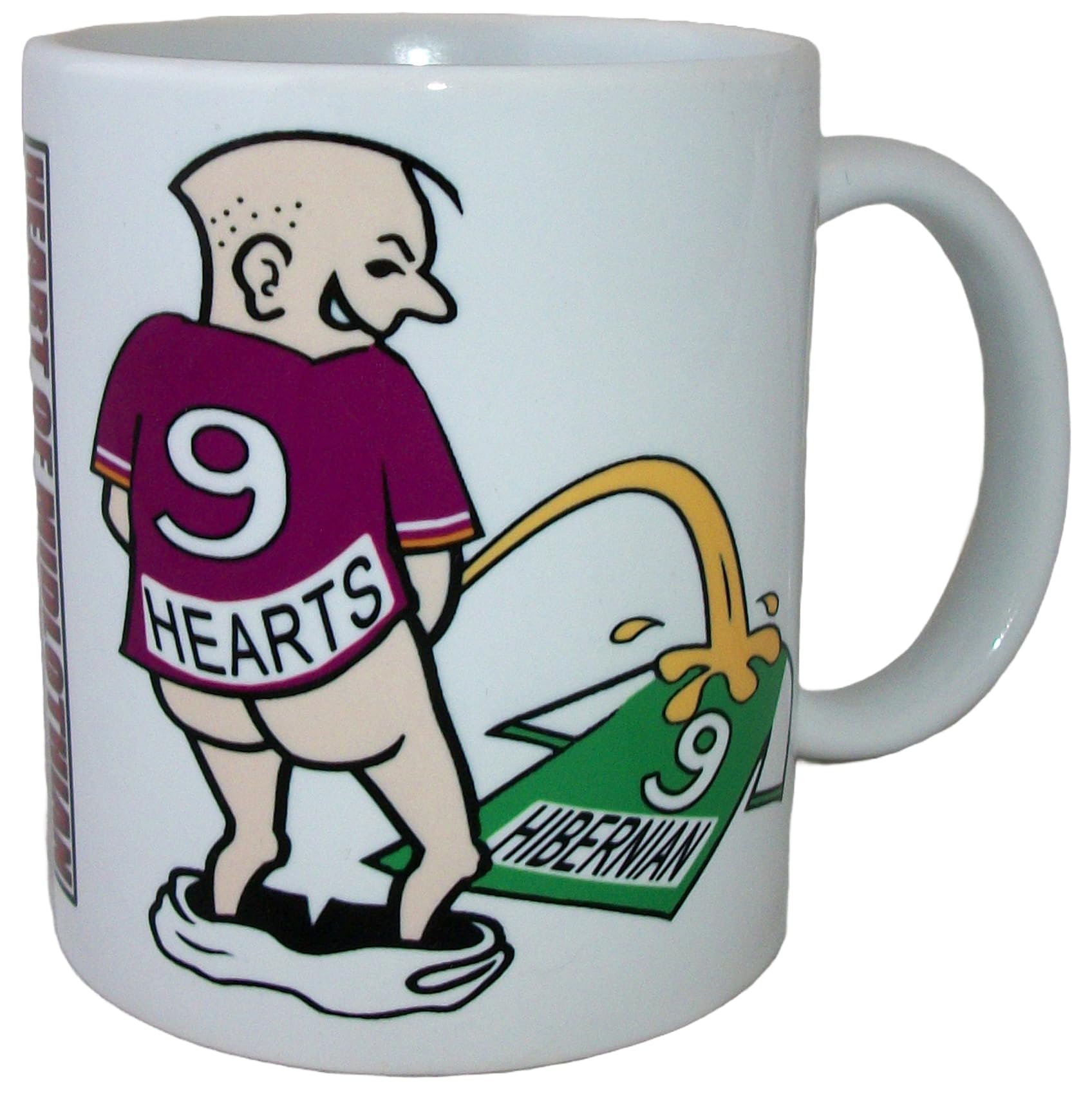 Wee On Funny Football Team Shirt Fan Rivalry Tea Coffee Mug (Hearts (weeing on Hibernian)) โ image 1