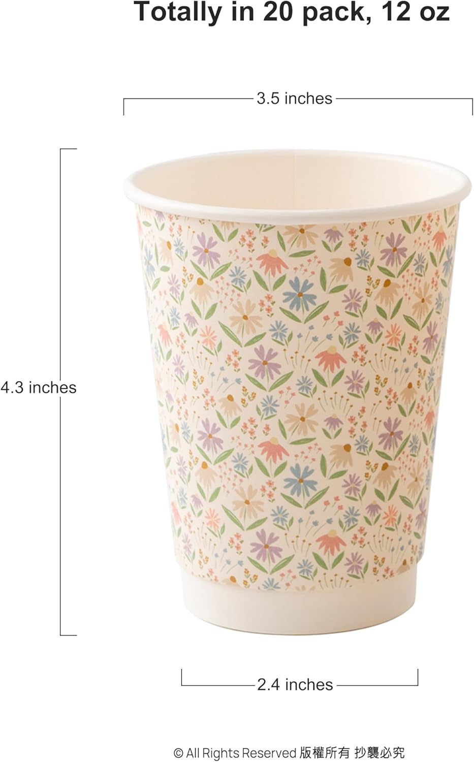 Cheerland Fairy Party Bundle: Tablecloth, Paper Cups, and Plates Fairy and Woodland Creatures Design Birthdays and Baby Showers Tea Party