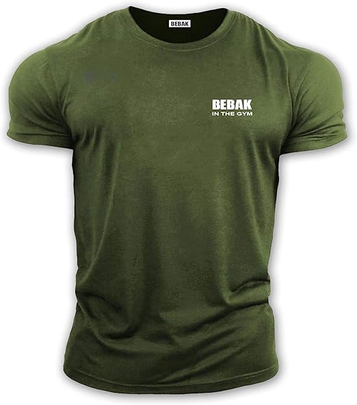 bebak Men's Gym T-Shirt Pack of 3 | Bodybuilding T Shirts Gym Clothing for Men Arnold Gym Wear Multi-Pack Training Tops, Red, Black & Sapphire Blue, XXL